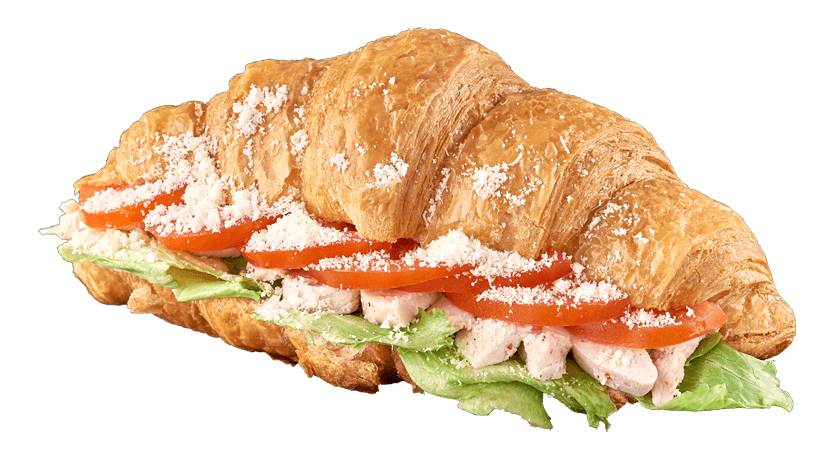 Круасан Цезар з куркою